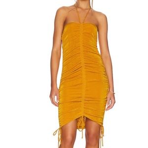 H:ours TAYLOR MINI DRESS sunset yellow